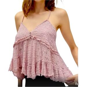 Kimchi Blue Rossie Lace Babydoll Tank Top NWT Size medium